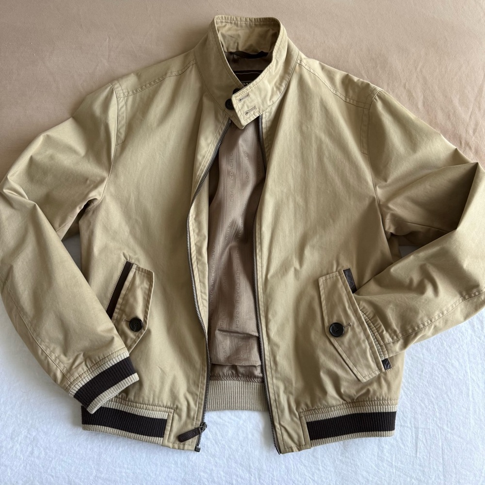 Coach Men's Beige Lightweight Jacket